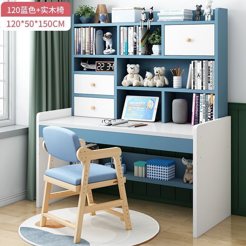 120 블루 + 원목 의자