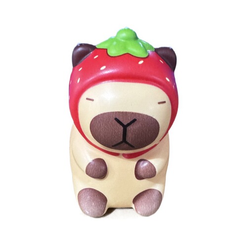 New Capibara Squeeze Fun Stress Relieving Toy, Slow Recovery Children's Figure Doll Egg Party Toy Shelf Decor
