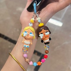 手作二创改娃哭娃手机挂件初生双娃钥匙扣可爱高颜值包挂件