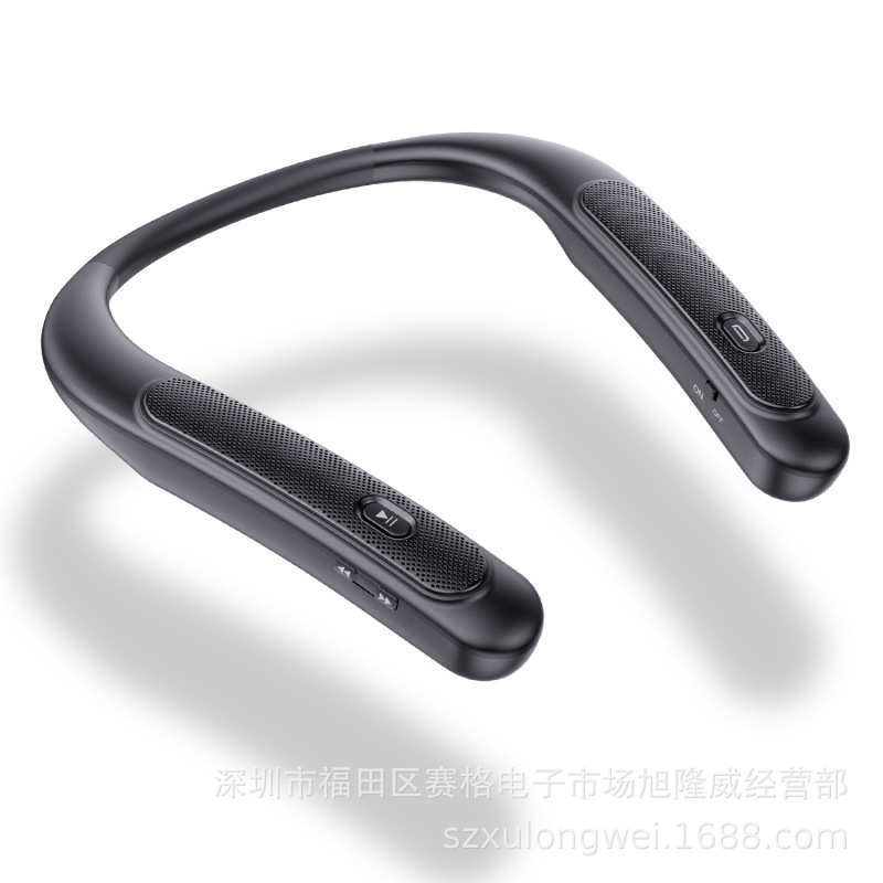 ワイヤレス Bluetooth ヘッドセット ノイズリダクション 首掛けタイプ バイノーラル スピーカーを再生可能 ヘッドマウント Apple Qingying に適しています|undefined