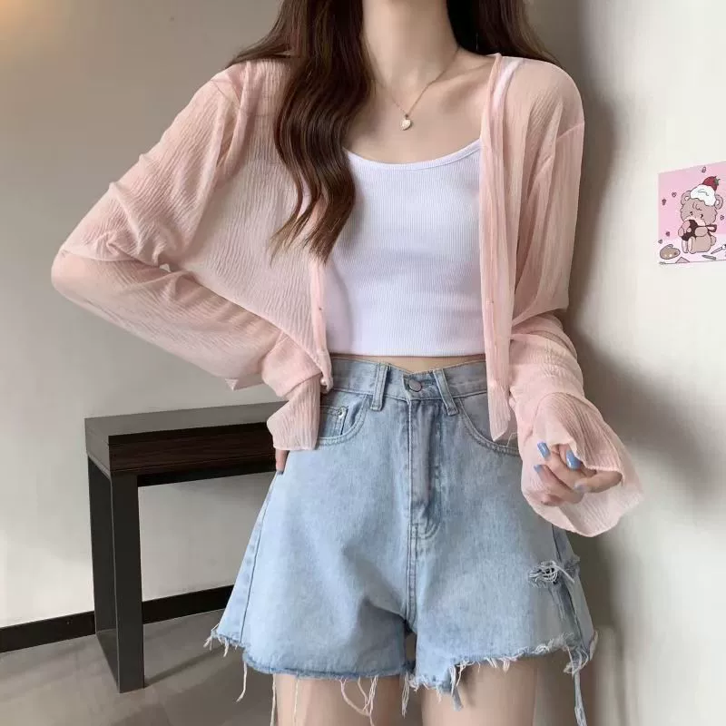Белый вязаный летний кардиган, куртка, slip dress, тонкий плащ, солнцезащитный