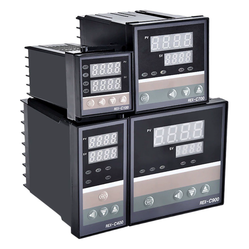 Контроллер постоянной температуры с высокоточным цифровым дисплеем, интеллектуальный прибор контроля температуры для кромкооблицовочных станков REX-C100-C700-C400-900