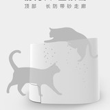 霍曼 Коробка для кошачьего мусора первого класса полностью закрыта, не выявляя большой полузавиделенный кошачий песок, чтобы предотвратить брызги и пах