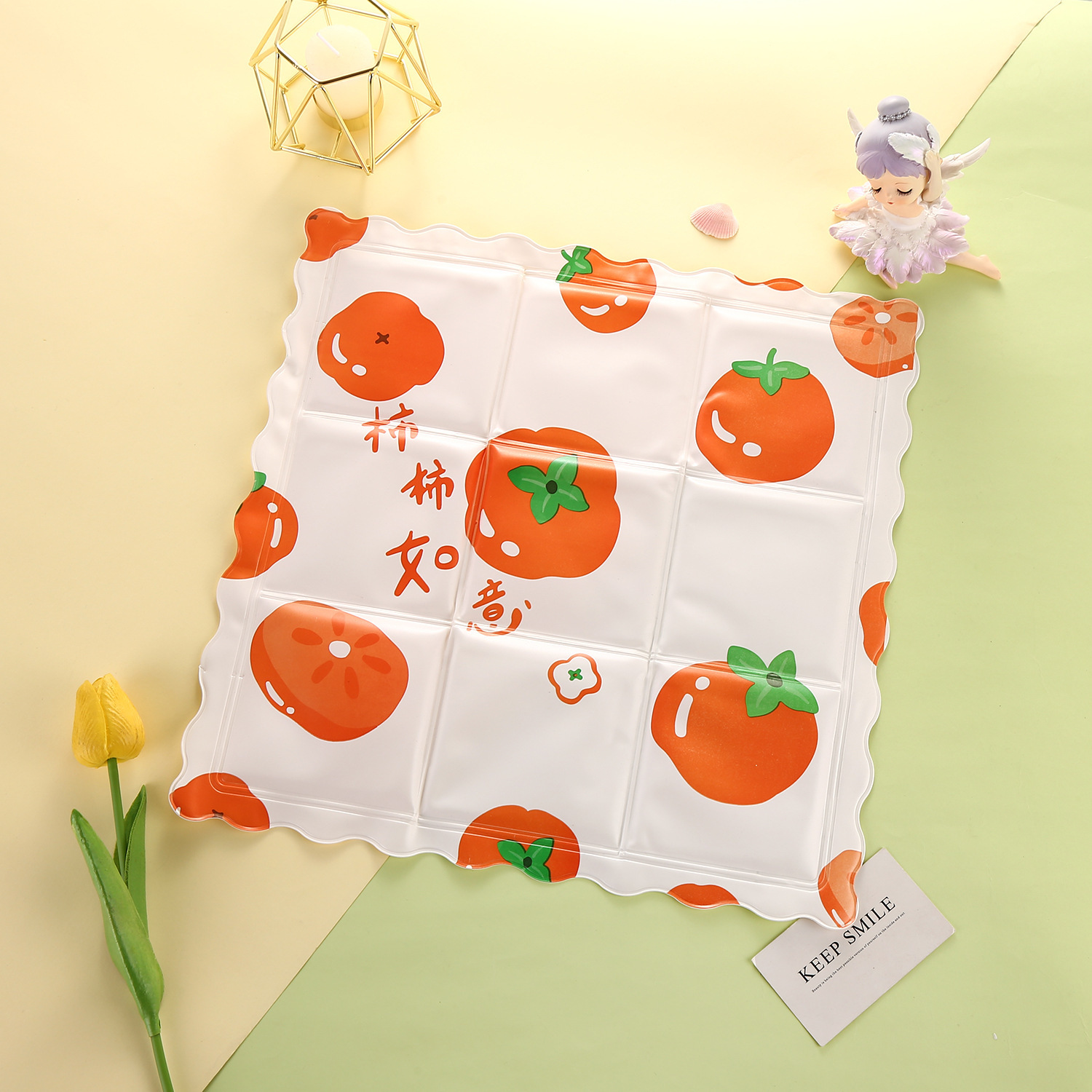 New Ice Pads for Summer, Cooling Products for Students, Ice Crystal Car Cartoon Gel Seat Cushions, Pvc Ice Seat Cushions Wholesale