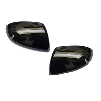 Applicable to 09-12 Mazda 3 1.6 side wing rearview mirror cover rearview mirror shell cover decoration (Other Automotive Exterior Supplies) - black-pair