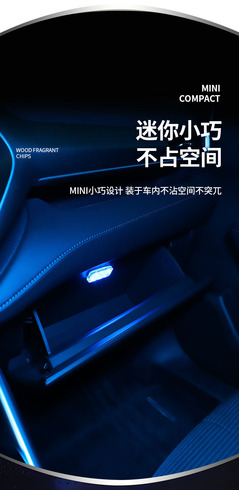 Car Lighting Reading Light New Model Car Roof Lighting Emergency Light Led Ambient Light Touch Sensor Light USB Indoor Light