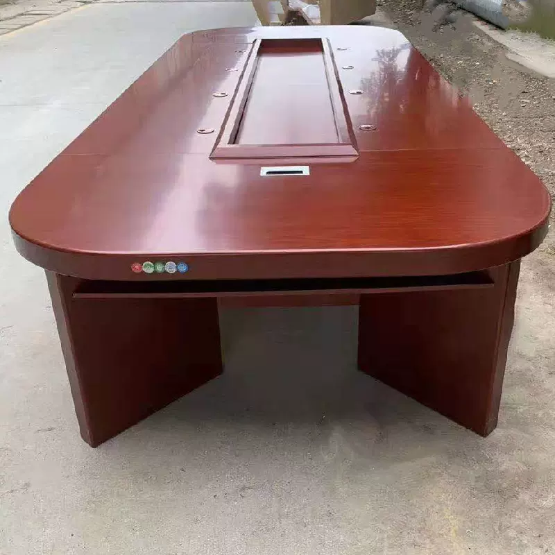 板式油漆办公家具 条形会议桌 会议条桌 大型会议室桌椅 办公厂家