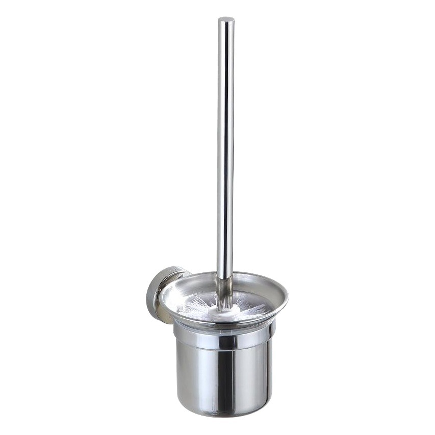 304 stainless steel soft fur toilet brush household toilet toilet toilet brush toilet cleaning rack punch-free suit