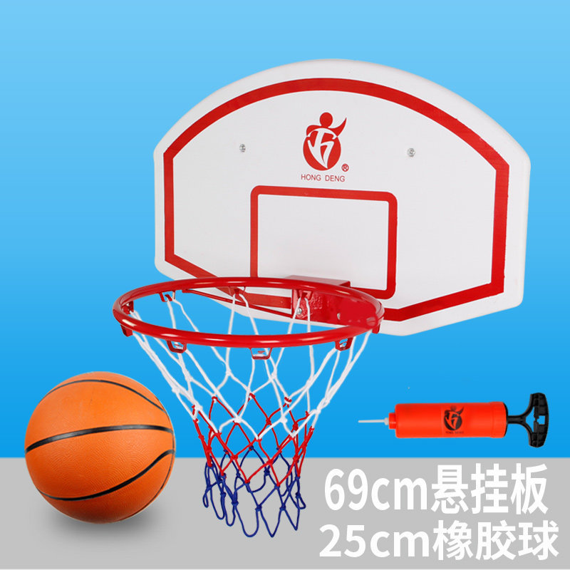 Tablero trasero 69cm con Baloncesto de goma