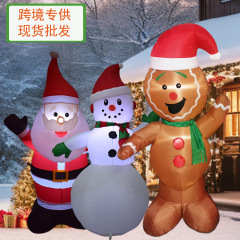 スポットインフレータブルクリスマスの空気モデルモールクリスマス雪だるまサンタクロースサンタクロースクリスマスジンジャー男クリスマス漫画の空気モデル