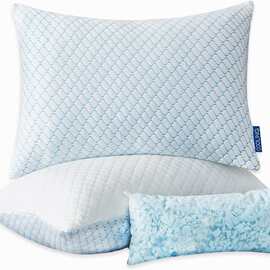 碎记忆棉海绵慢回弹颗粒枕记忆颗粒枕枕Pillow枕头枕芯亚马逊工厂