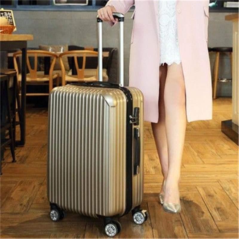 Maleta trolley 24 pulgadas 22 pulgadas maleta para estudiantes maleta para hombres y mujeres maleta de embarque caja de contraseña de 20 pulgadas 26 pulgadas cuero