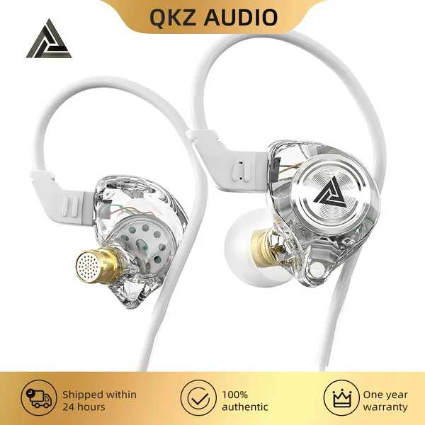 QKZ AK3 FiLe wired headphones in-ear subwoofer wire-controlled headphones moving coil mobile phone wired headphones earplugs