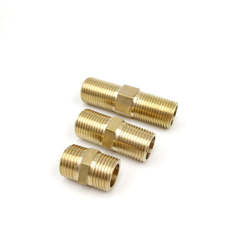 All-copper double outer wire direct pairing wire 6 points short wire butt extension lengthened wire water inlet joint large and small head pairing wire 4 points