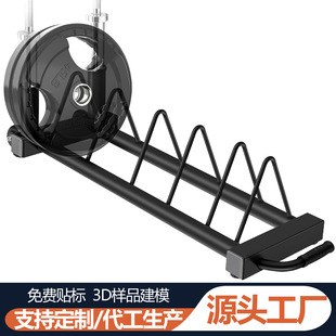 Cross-border Amazon Weightlifting Barbell Pieces Storage Rack with Wheels Dumbbell Shelf Sporting Goods Barbell Pieces Storage Rack