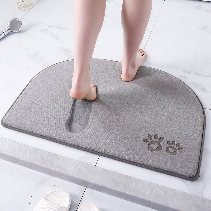 아마존 입구 문 매트 반원형 문 매트 기계 빨 수있는 흡수 매트 카펫 욕실 미끄럼 방지 바닥 매트 주방 발 매트