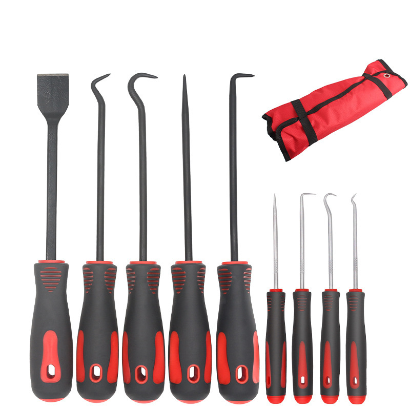 레드, 블랙 9종 세트(빨간 힘줄 가방)