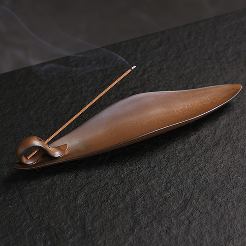 Indoor incense burner, incense holder, ceramic, creative tea ceremony, antique sleeping incense burner, household sandalwood burner