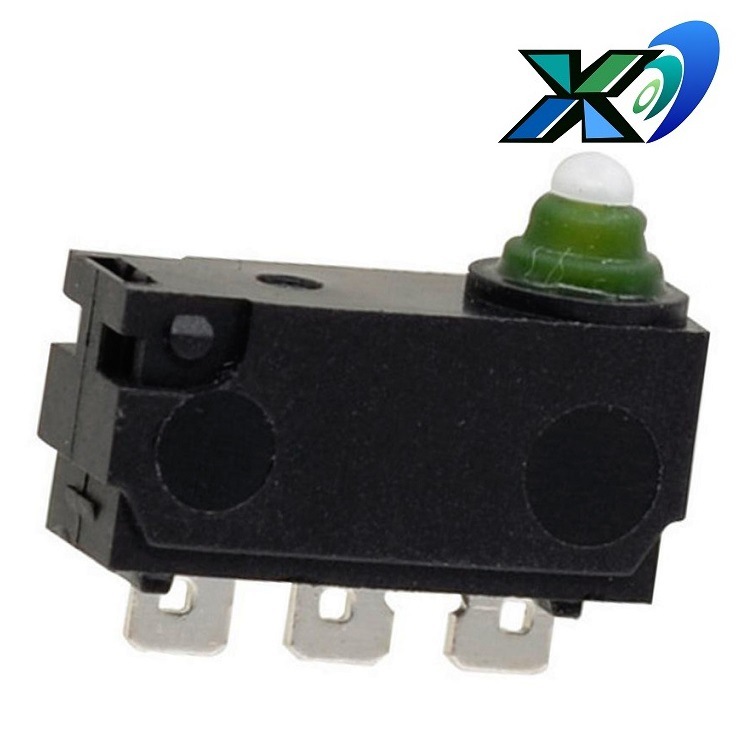 三脚微动防水开关  自复位微动开关防水防尘  防水小体积微动开关