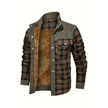 A 69535 Warm Plaid Jacket ���ӱ�ů�п� ŷ���羳����ѷ