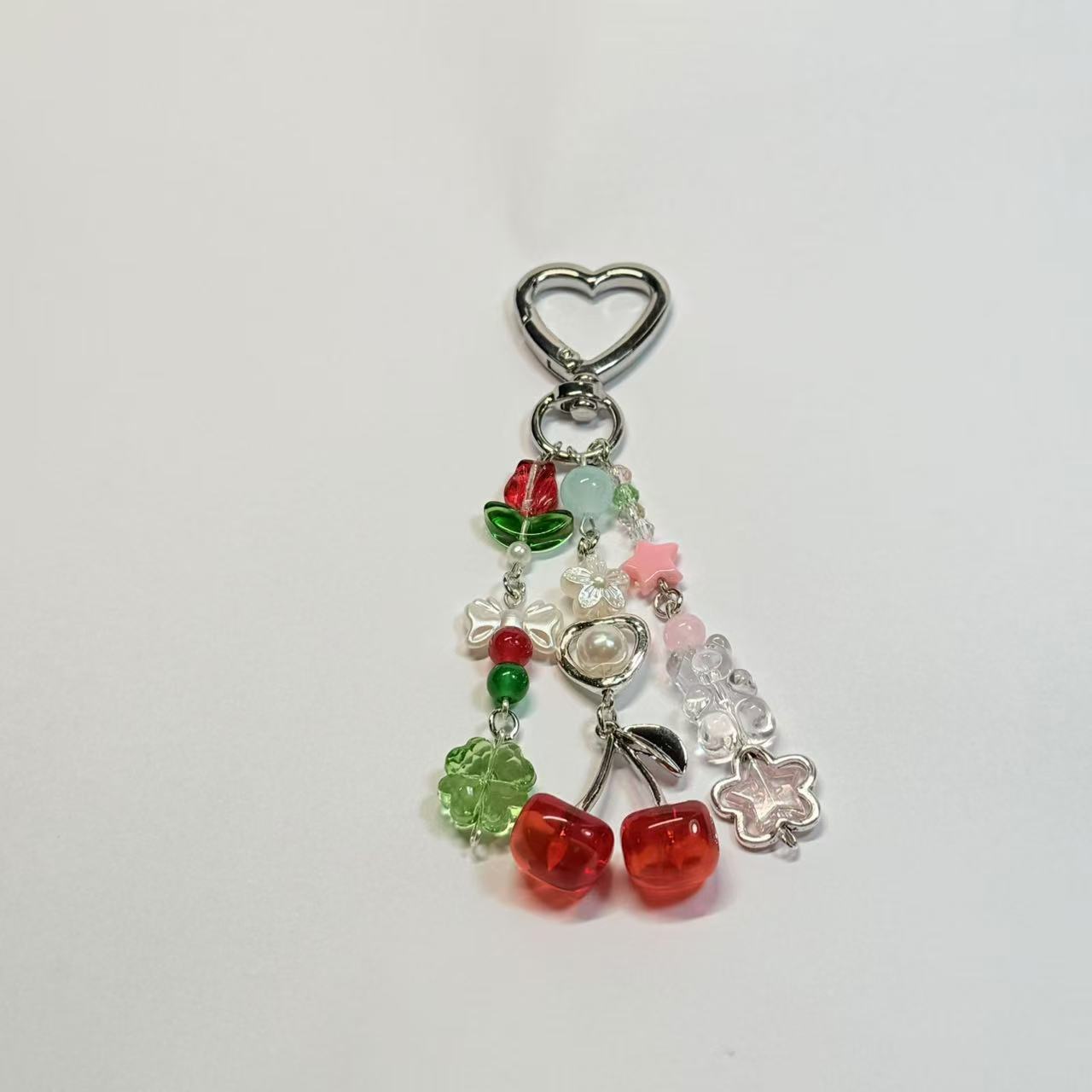 Cute Resin Animal Fruit Unisex Bag Pendant Keychain display picture 11