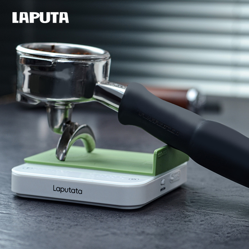 LAPUTA Lerton Obsidian Coffee Electronic Scale Mini Italian Smart Hand Coffee Special Small Scale Timing Charging