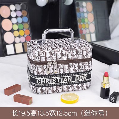 Bolsa de cosméticos de alta apariencia gran marca 2024 nuevo de alta calidad ins portátil de gran capacidad caja de almacenamiento de productos portátil