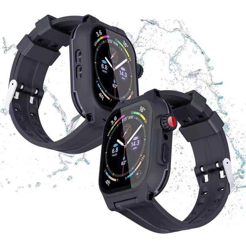 For Apple Watch iwatchS9 Case Waterproof S8 Outdoor Drop-Resistant All-Covering S7 Protective Case Cross-Border Wholesale