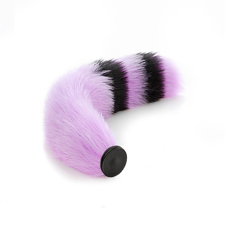 Sexy reemplazable Fox cola de silicona vibración anal plug back corte masturbación SM suministros para adultos entrega al por mayor