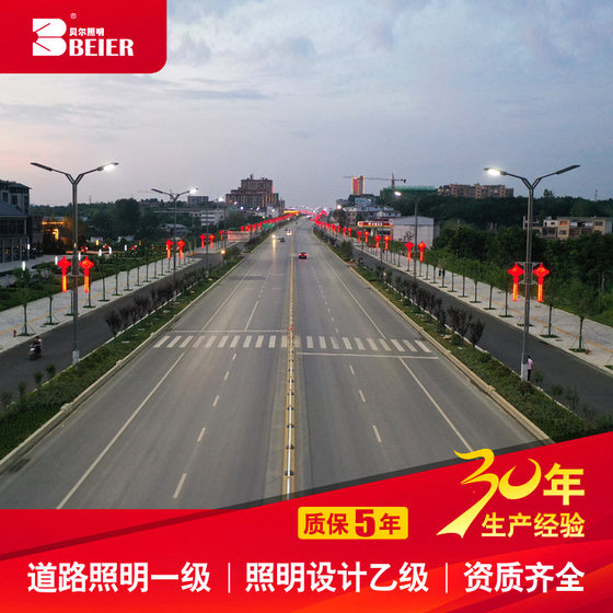 Luminous Chinese Knot Street Light Festival Decorative Light Auspicious Chinese Knot Landscape Light LED Road Lighting Lantern Street Light