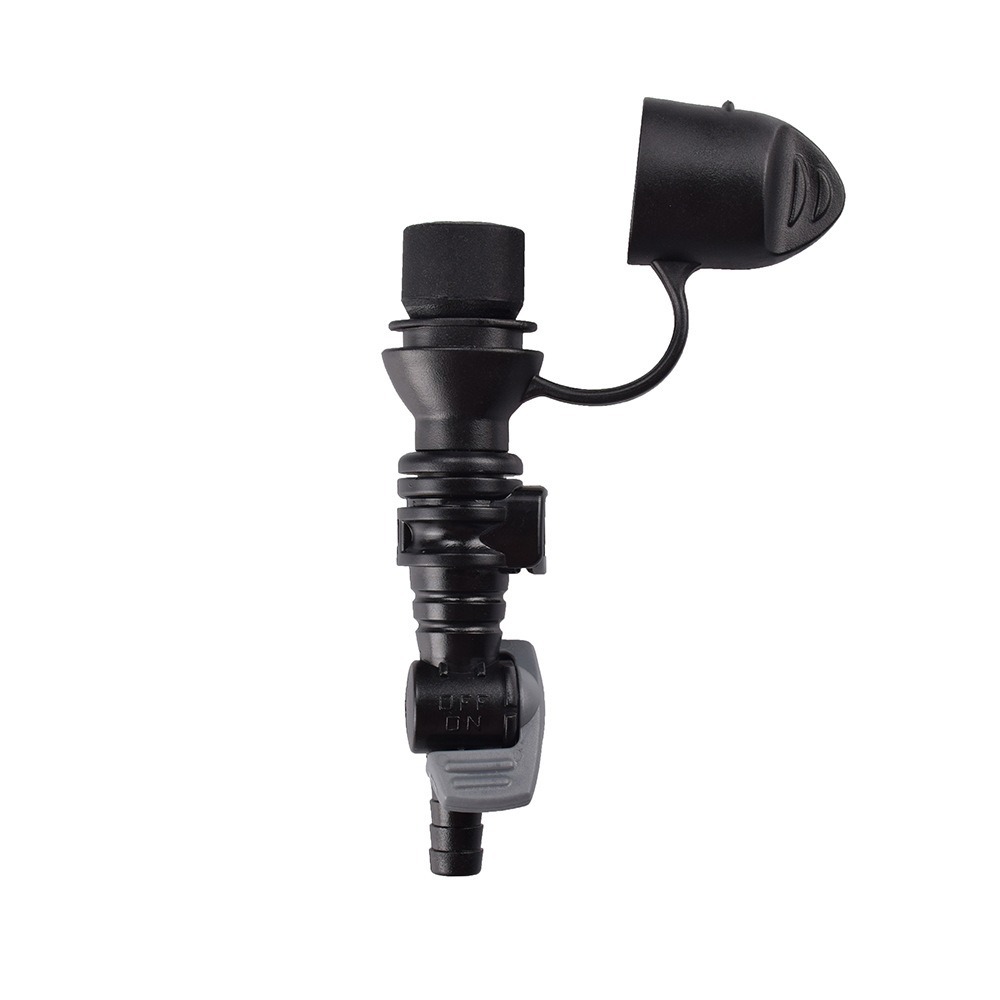 더스트 커버, 빠른 연결 및 스위치가 포함된 직선형 검정색 노즐