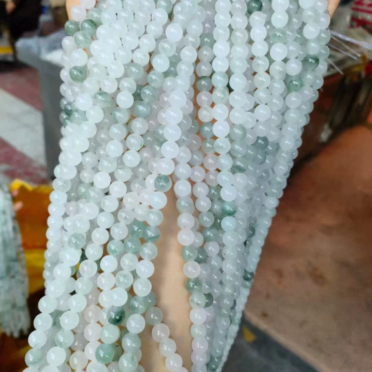 Жадные круглые бусины, аксессуары, оптовая продажа