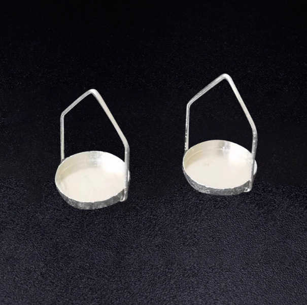 TA Q50/Q500铂金挂篮坩埚 10*16.6mm/热分析坩埚/TA TG铂金坩埚