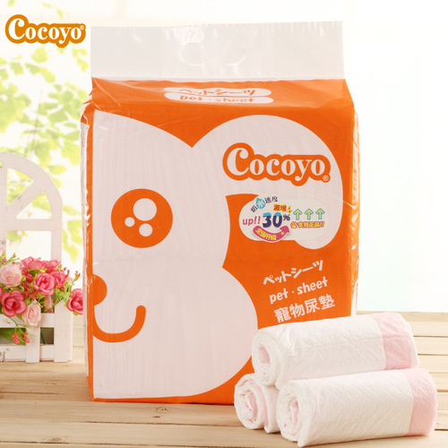 Cocoyo Premium Pet Puppy Diapers, Paper Pads 100sheets/50sheets/25sheets, Waterproof and Thickened