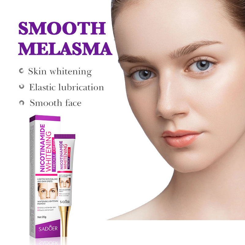 Todo en inglés SADOER nicotinamida blanqueamiento y pecas kit hidratante para aclarar el tono de la piel comercio exterior transfronterizo al por mayor