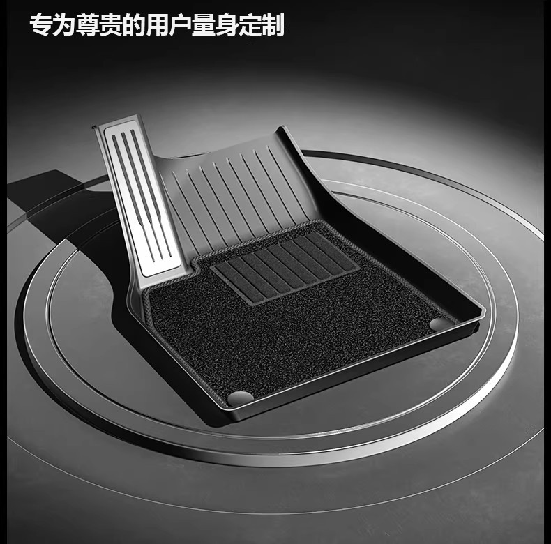 Suitable for the New Tesla Model 3Y Special Floor Mats, Tesla Full-Coverage Floor Mats, Tpe Car Accessories Wholesale
