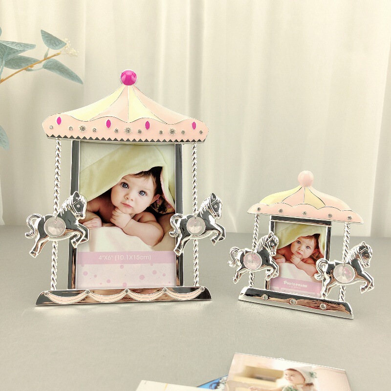 Tail Single Creative Kidsren's Photo Frame Cute Wooden Horse-Shaped Photo Frame Modern Simple Creative Kidsren's Photo Frame Wedding Photo Frame