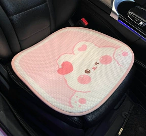 Seasons Cartoon Car Seat Cushion Seat cushion, seat cover - honeycomb-care-bears-rabbit-cushion-front-row