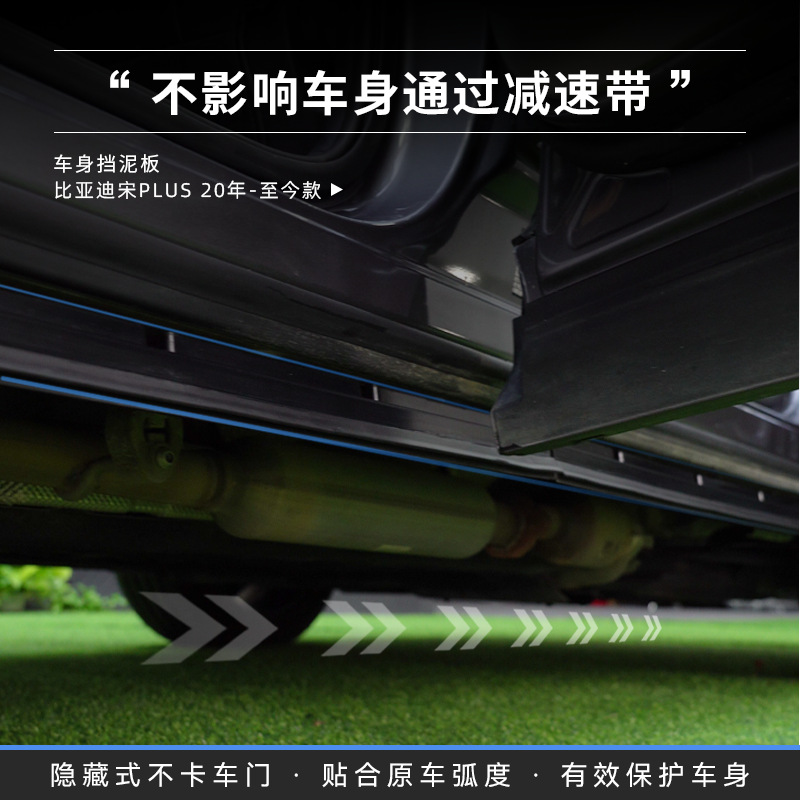 Txinrui adecuado para el guardabarros de carrocería BYD Song plus dm-iev modificado accesorios especiales para exteriores de barro a prueba de fugas