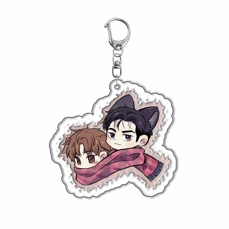 [Scrolls] Curse Han Man Pig Pig Sinicized Acrylic Key Buckle Trade Game Peripheral Cross -border