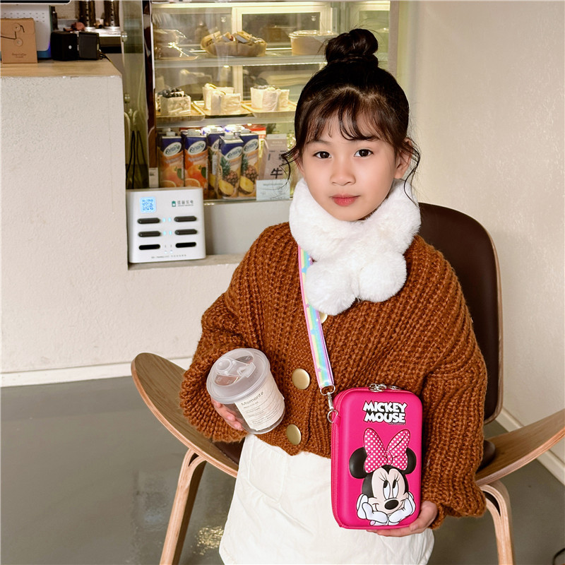 New hard shell bag children's small square bag cartoon bag EVA Boys and Girls cute shoulder bag autumn and winter fashion crossbody