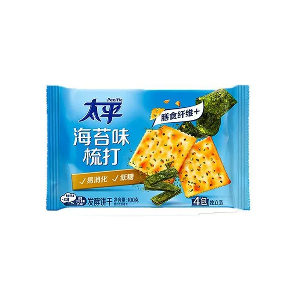 Taiping soda crackers 100g (seaweed flavor)