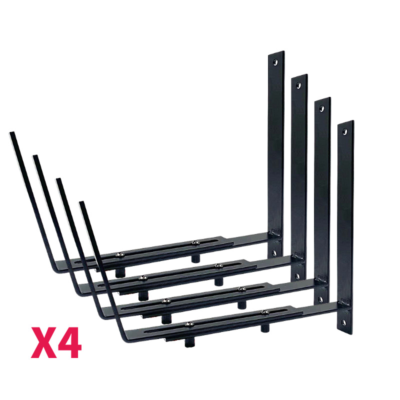 Fuente de la fábrica de metal ajustable planta maceta soporte terraza maceta soporte jardín valla pérgola balcón percha