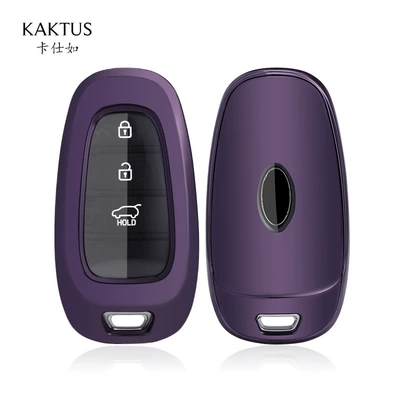 L new key case – Car key bag - purplish-black