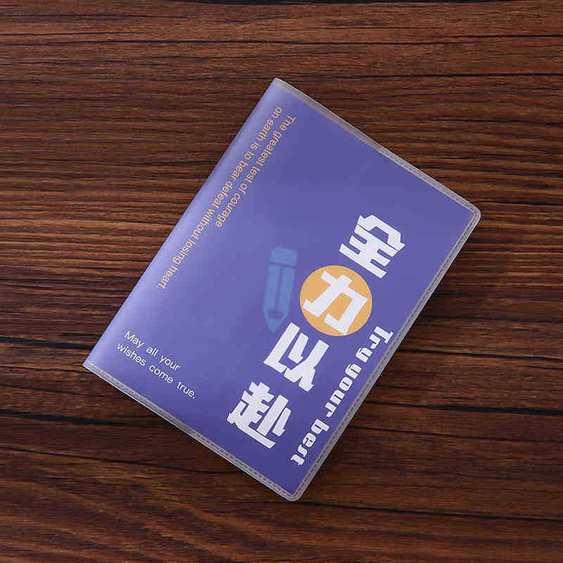 Inspiración A7 serie de texto cubierta de goma para estudiantes de papelería para incentivar premios mini cuadernos de bolsillo