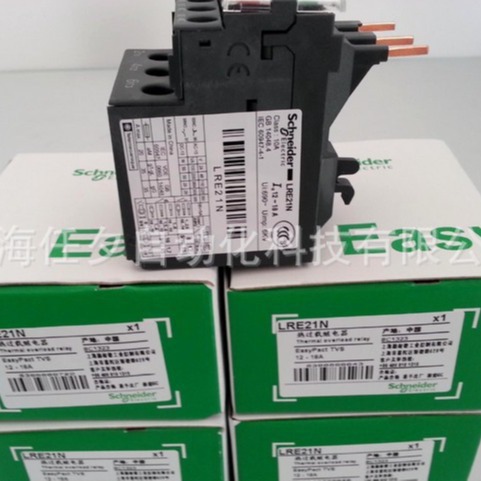 施耐德热过载继电器LRE06N整定电流1~1.6A
