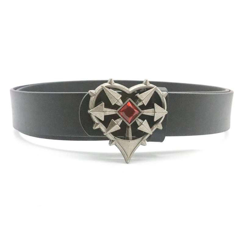 Fashionable New Jewel-inlaid Love Buckle Retro Belt Jeans dress Accessories Fashion All-match Personalized Belt