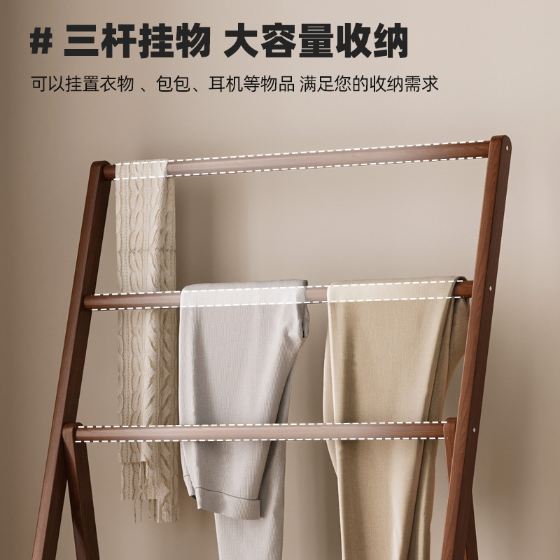 Percha de secado piso percha de ropa dormitorio ventana flotante habitación doméstica cama de ropa de cola de la cama para organizar y almacenar percha de sombrero