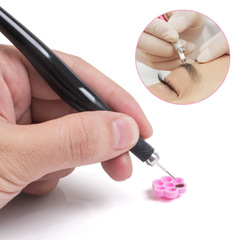 Plum Blossom Cup Glue Delayed-Action Cup for Eyelash Extensions, Plum Blossom-Shaped Glue Dropper Cup, Plum Blossom Design Glue Bottle