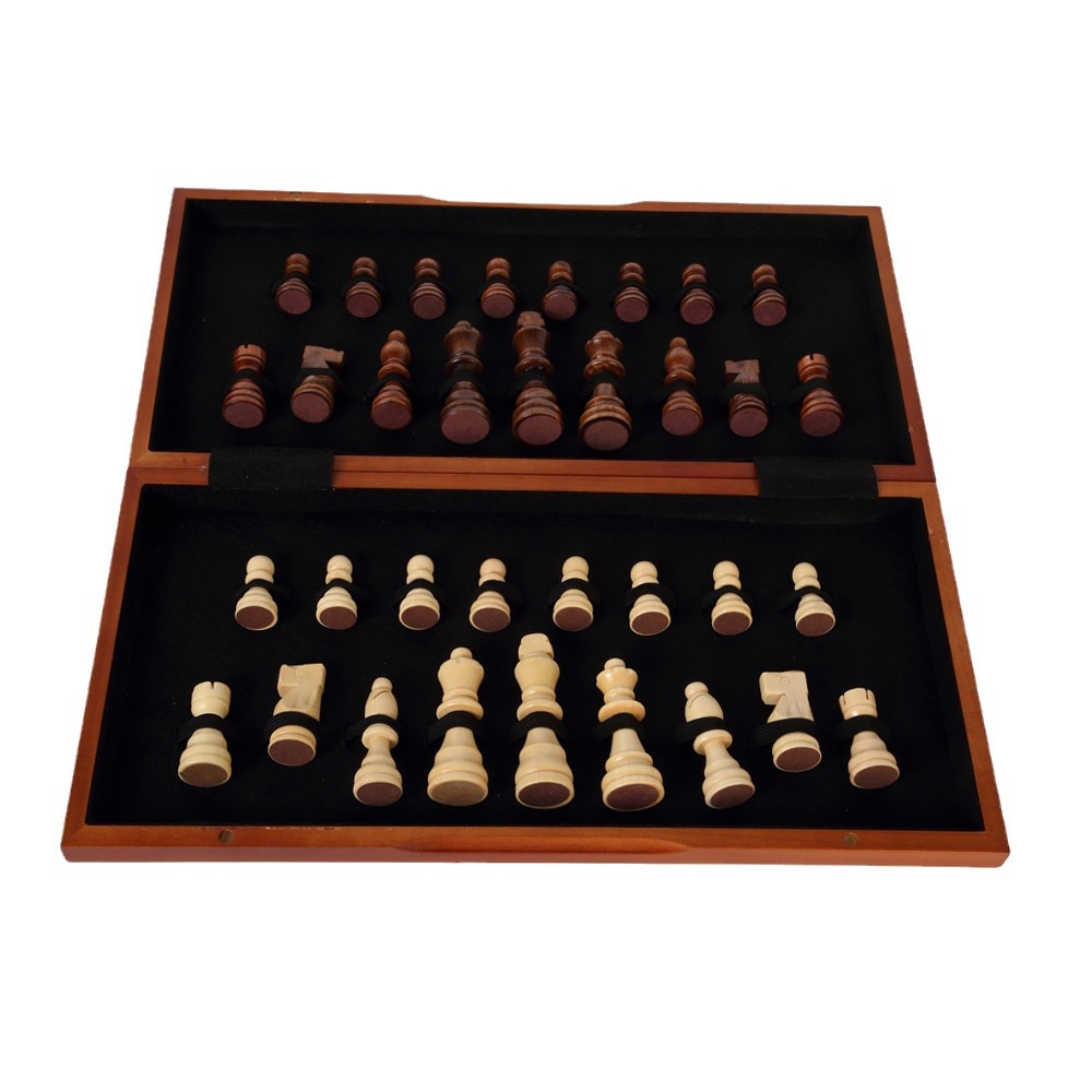 Ajedrez magnético de alta gama ajedrez de madera maciza tablero de ajedrez plegable juego educativo para niños juguete ajedrez